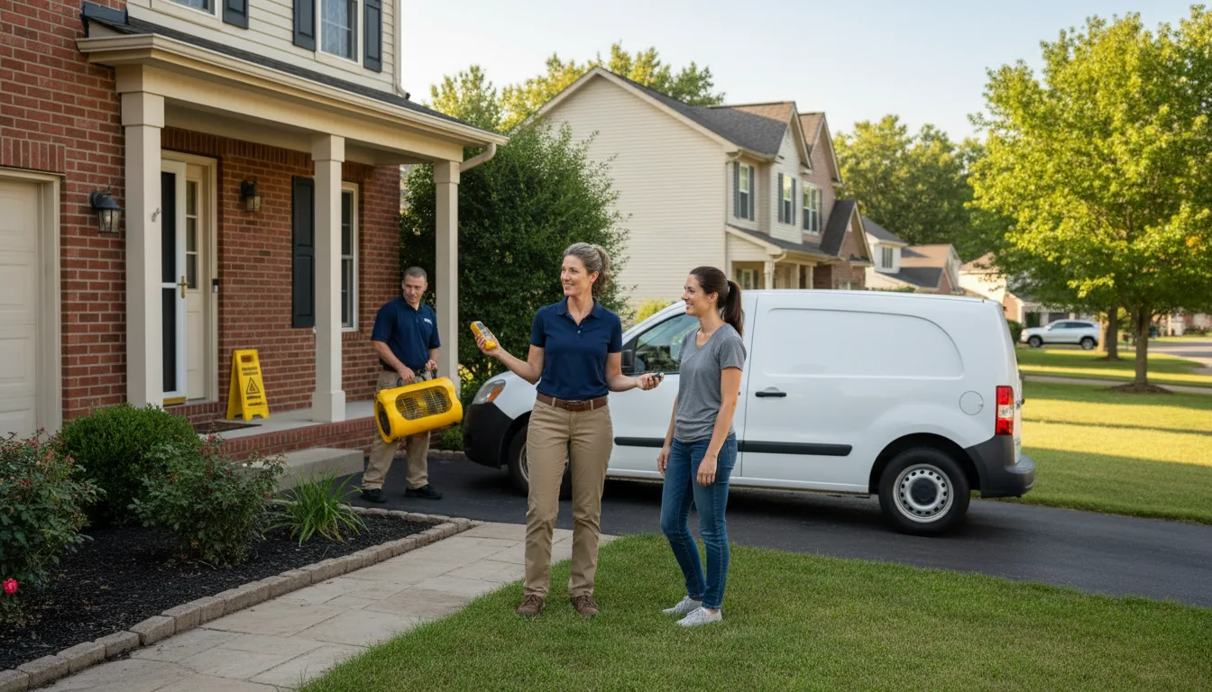Residential water damage restoration in Saint Michaels, AZ